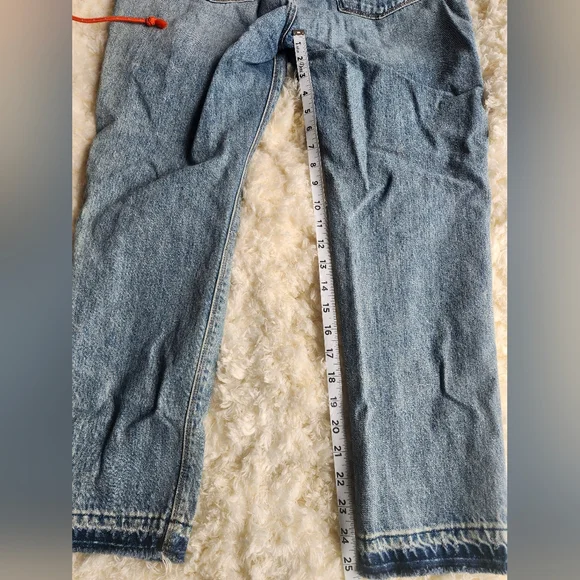 Hudson Stylish Blue Jeans with Orange Accents - Picture 5 of 8